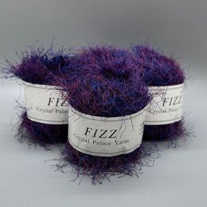 Crystal Palace Yarns Fizz in Purple and Blue